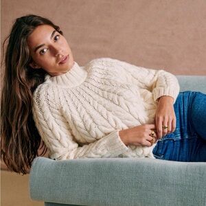 Sezane Diego Jumper Ecru - Size L